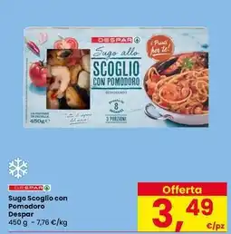 Interspar Sugo Scoglio con Pomodoro Despar offerta