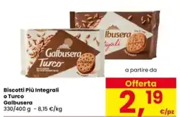 Interspar Biscotti Più Integrali o Turco Galbusera offerta