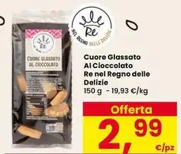 Interspar Cuore Glassato Al Cioccolato Re nel Regno delle Delizie offerta