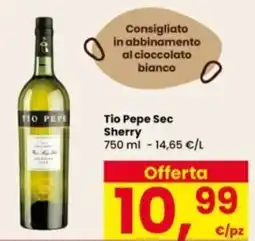 Interspar Tio Pepe Sec Sherry offerta