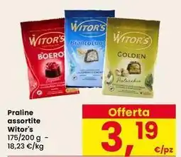 Interspar Praline assortite Witor's offerta