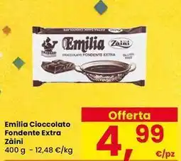 Interspar Emilia Cioccolato Fondente Extra Zàini offerta
