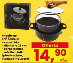 Interspar Friggitrice con cestello e coperchio offerta