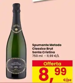 Interspar Spumante Metodo Classico Brut Santa Cristina offerta