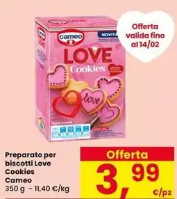 Interspar Preparato per biscotti Love Cookies Cameo offerta