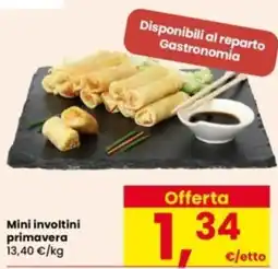 Interspar Mini involtini primavera offerta