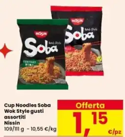 Interspar Cup Noodles Soba Wok Style offerta
