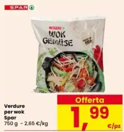 Interspar Verdure per wok Spar offerta