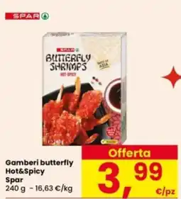 Interspar Gamberi butterfly Hot&Spicy Spar offerta