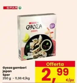 Interspar Gyoza gamberi japan Spar offerta