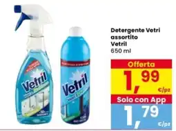 Interspar Detergente Vetri Vetril offerta