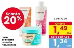 Interspar Linea depilatoria Naturaverde offerta