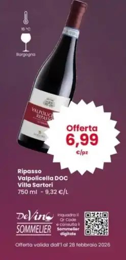 Interspar Ripasso Valpolicella DOC Villa Sartori offerta