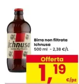 Interspar Birra non filtrata 5 Ichnusa offerta