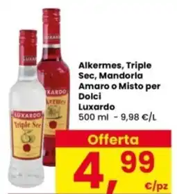 Interspar Alkermes, Triple Sec, Mandorla Amaro o Misto per Dolci Luxardo offerta