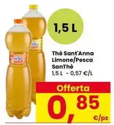 Interspar The Sant'Anna Limone/Pesca SanThè offerta