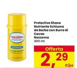 Interspar Protective Shave Nutriente Schiuma da Barba con Burro di Cacao Noxzema offerta