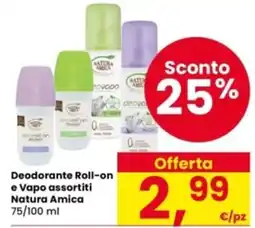 Interspar Deodorante Roll-on e Vapo assortiti Natura Amica offerta