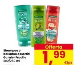 Interspar Shampoo o balsamo Garnier Fructis offerta