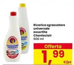Interspar Ricarica sgrassatore universale Chanteclair offerta