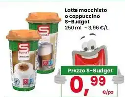 Interspar Latte macchiato o cappuccino S-Budget offerta