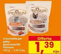 Interspar Crocchette per gatto Primium offerta