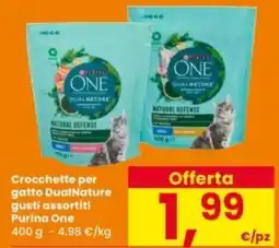 Interspar Crocchette per gatto DualNature Purina One offerta