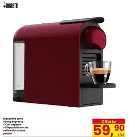 Interspar BIALETTI Macchina caffè Young espresso offerta