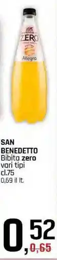 Famila Superstore SAN BENEDETTO Bibita zero offerta