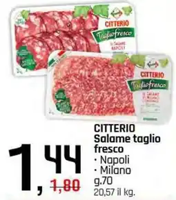 Famila Superstore CITTERIO Salame taglio fresco offerta