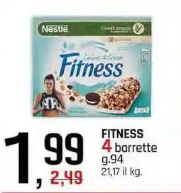 Famila Superstore FITNESS 4 barrette offerta