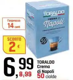 Famila Superstore TORALDO Crema di Napoli 50 cialde offerta