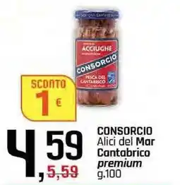 Famila Superstore CONSORCIO Alici del Mar Cantabrico premium offerta
