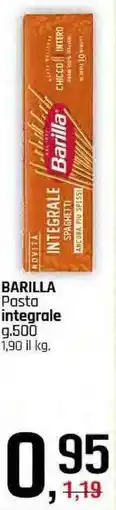 Famila Superstore BARILLA Pasta integrale offerta
