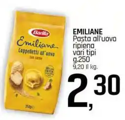 Famila Superstore EMILIANE Pasta all'uovo ripiena offerta