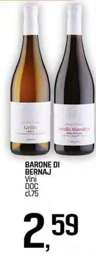 Famila Superstore BARONE DI BERNAJ Vini DOC offerta