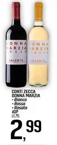 Famila Superstore Conti zecca donna marzia IGP offerta