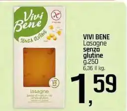 Famila Superstore VIVI BENE Lasagne senza glutine offerta