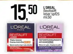 Famila Superstore L'OREAL Revitalift laser spf25 offerta