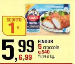 Famila Superstore FINDUS 5 croccole offerta
