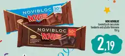 Ciro Amodio NOVI NOVIBLOC tavoletta di cioccolato fondente extra/latte finissimo offerta