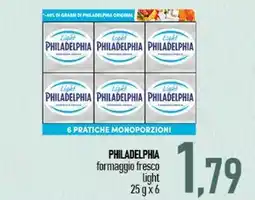Ciro Amodio PHILADELPHIA formaggio fresco light offerta