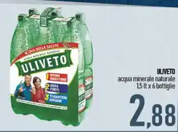 Ciro Amodio ULIVETO acqua minerale naturale offerta