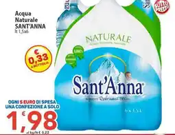 Sidis Acqua Naturale SANT'ANNA offerta
