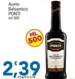 Sidis Aceto Balsamico PONTI offerta