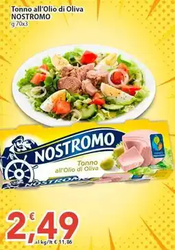 Sidis Tonno all'Olio di Oliva NOSTROMO offerta