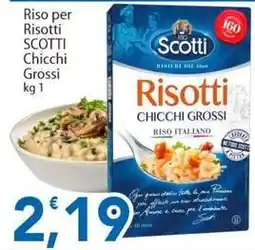 Sidis Riso per Risotti SCOTTI Chicchi Grossi offerta