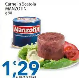 Sidis Carne in Scatola MANZOTIN offerta