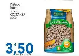 Sidis Pistacchi Interi Tostati COSTANZA offerta