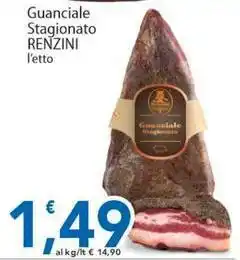 Sidis Guanciale Stagionato RENZINI offerta
